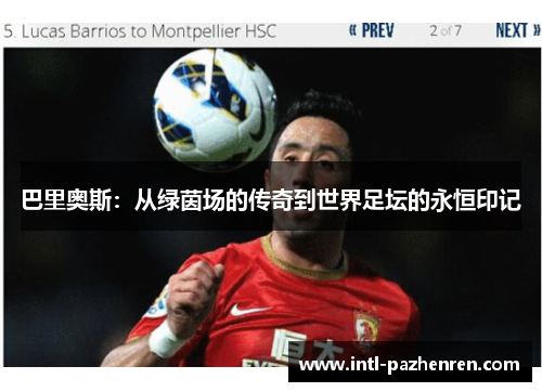 巴里奥斯：从绿茵场的传奇到世界足坛的永恒印记
